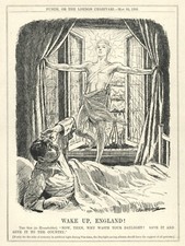 Punch Cartoon WW 1 - GREAT BRITAIN WAR-TIME DAYLIGHT SAVINGS - 1916 War-Effort 