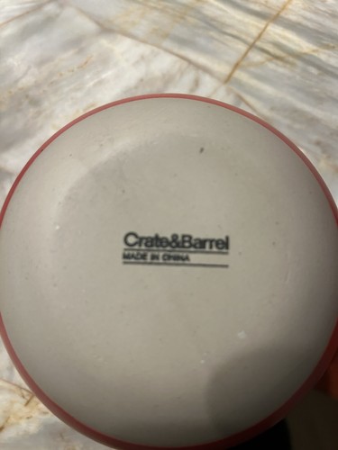 Crate and Barrel Stoneware Nesting Bowls Set 3 - Picture 3 of 4