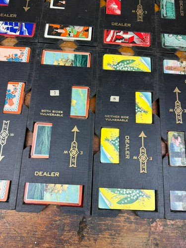 Vintage Bridge Playing Cards, Dealer Sets 1-16 w/ Original Box, Complete Set - Picture 5 of 19