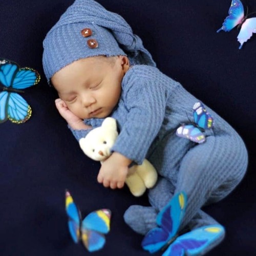 Newborn Boy Outfit Photography Baby Infant Photo Prop Sleeping Hat + Suit 2 Pcs - 第 7/12 張圖片