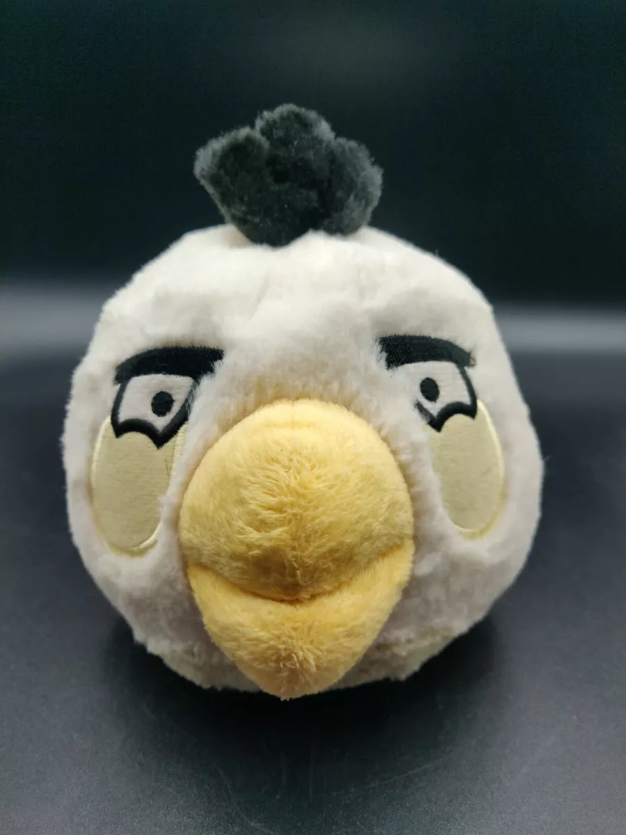 Angry Birds White Matilda 5” Plush Stuffed Animal Doll WITH SOUND!!!