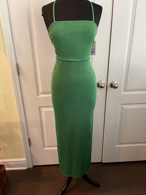 strapless open back dress Black Glitter Maxi Dress With Open Back