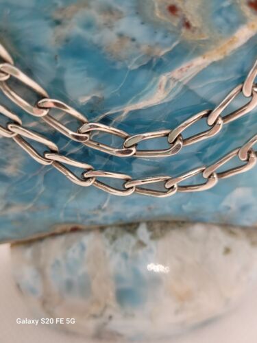 Solid Sterling Silver Necklace 925 24" Curb Chain 