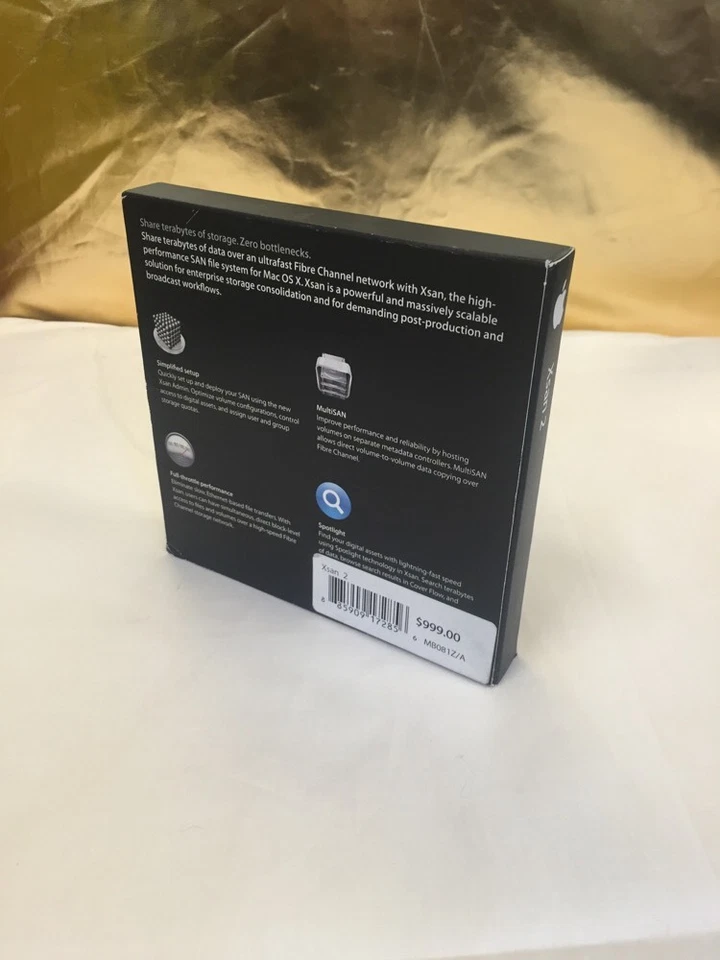 Apple Xsan 2 Retail MB081Z/A Software MultiSAN Share Files Fiber Speed OS X - Image 3 of 4