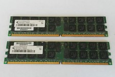 Lot of 4GB 2x2GB Infineon 2Rx4 PC-2 3200R-333-11-J1 ECC Registered RAM Memory
