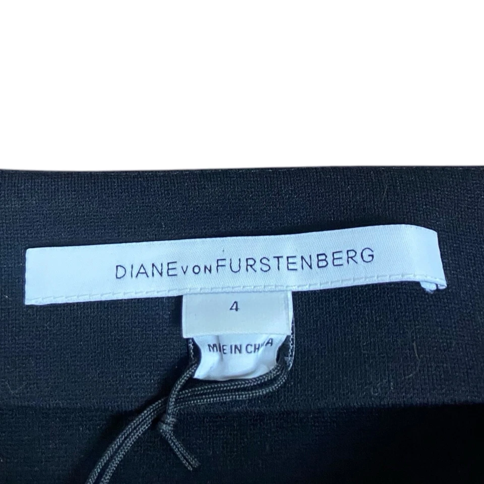 Falda lápiz recta hasta la rodilla con estampado de leopardo Diane Von Furstenberg talla 4 Foto 3 de 4