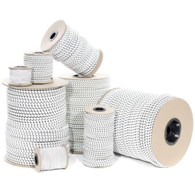 White Bungee Cord Paracord Planet Elastic Shock Absorbent True-Quality Standard Bungee Cord U2013 Available In 1/8, 3/16, 1/4, 5/16, 3/8, And 1/2 Inch Diameters U2013 Great For Use In Work, Utility, Art