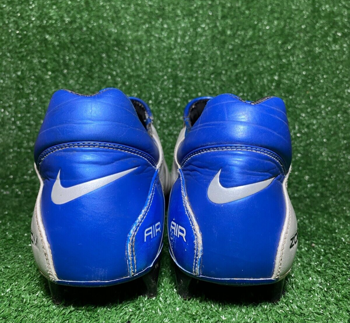 ELITE AIR ZOOM 2003 Nike Total 90 II III White Blue SG FG size 12