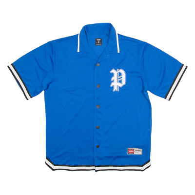 Vintage FSBN Relaxed Fit American Sports Herren Uni Hemd Blau 90s M