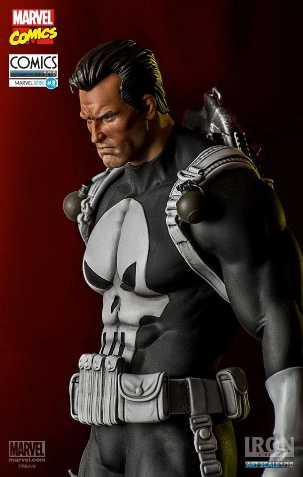 Iron Studios Punisher Statue Figure Marvel Frank Castle Rare Limited Ed 1:10 - Image 3 of 4