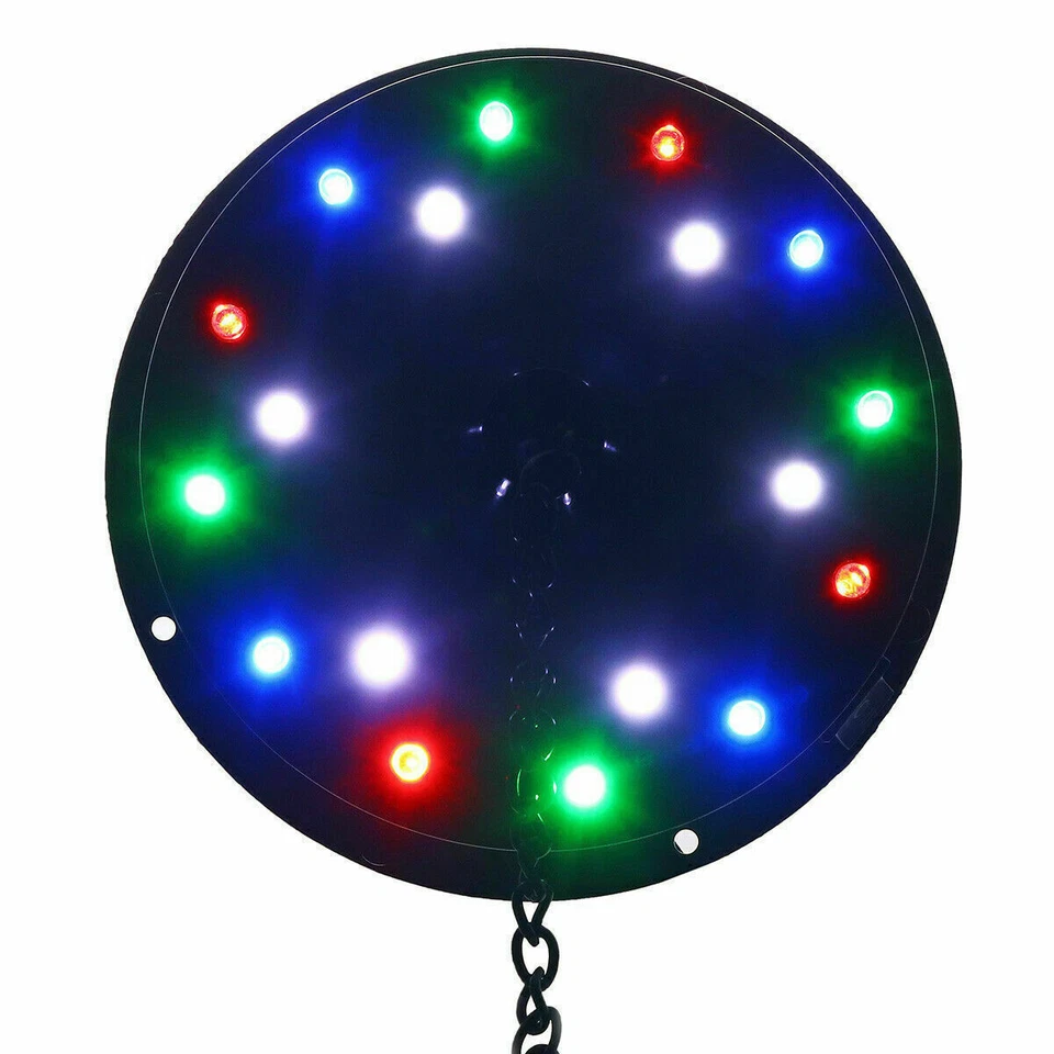 18 RGB LED Light Rotating Motor For Mirror Ball Stage KTV Party Sound Activated - Image 2 of 4
