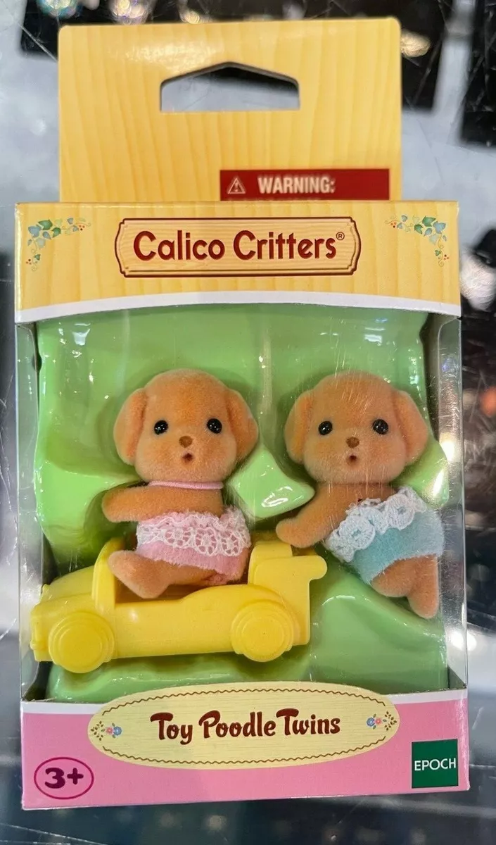 Calico critters hotsell toy poodle twins