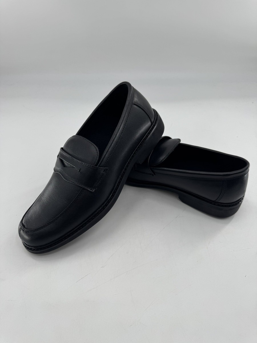 Drew Essex Loafers 43950-14 Mens Black Leather Slip Ons  display picture 2