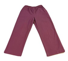 Alfred Dunner Purple Elastic Waist Pull On Pants Women  s Sz 10P