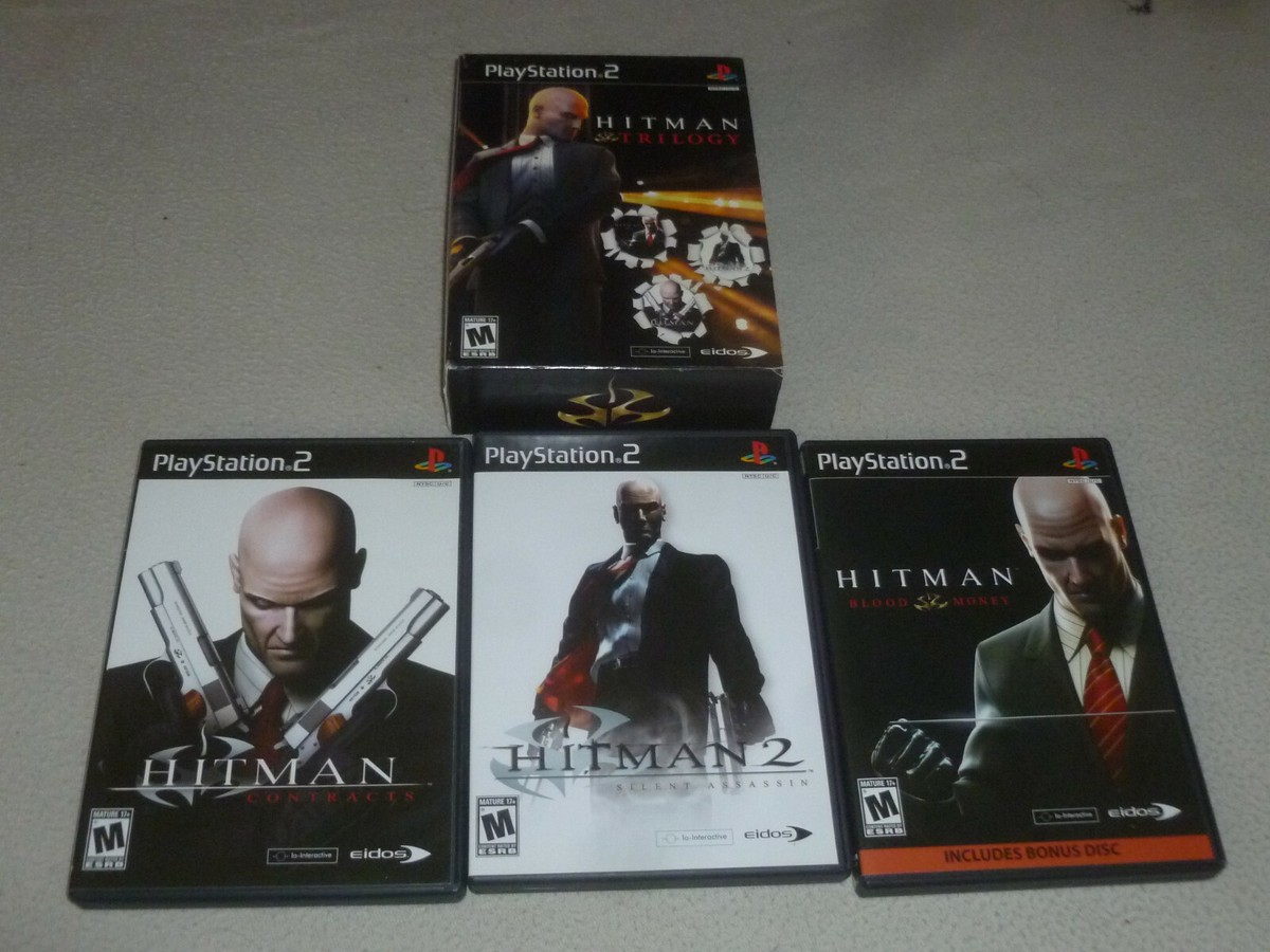 BOXED PLAYSTATION 2 HITMAN TRILOGY GAME COMPLETE W CASE & MANUAL