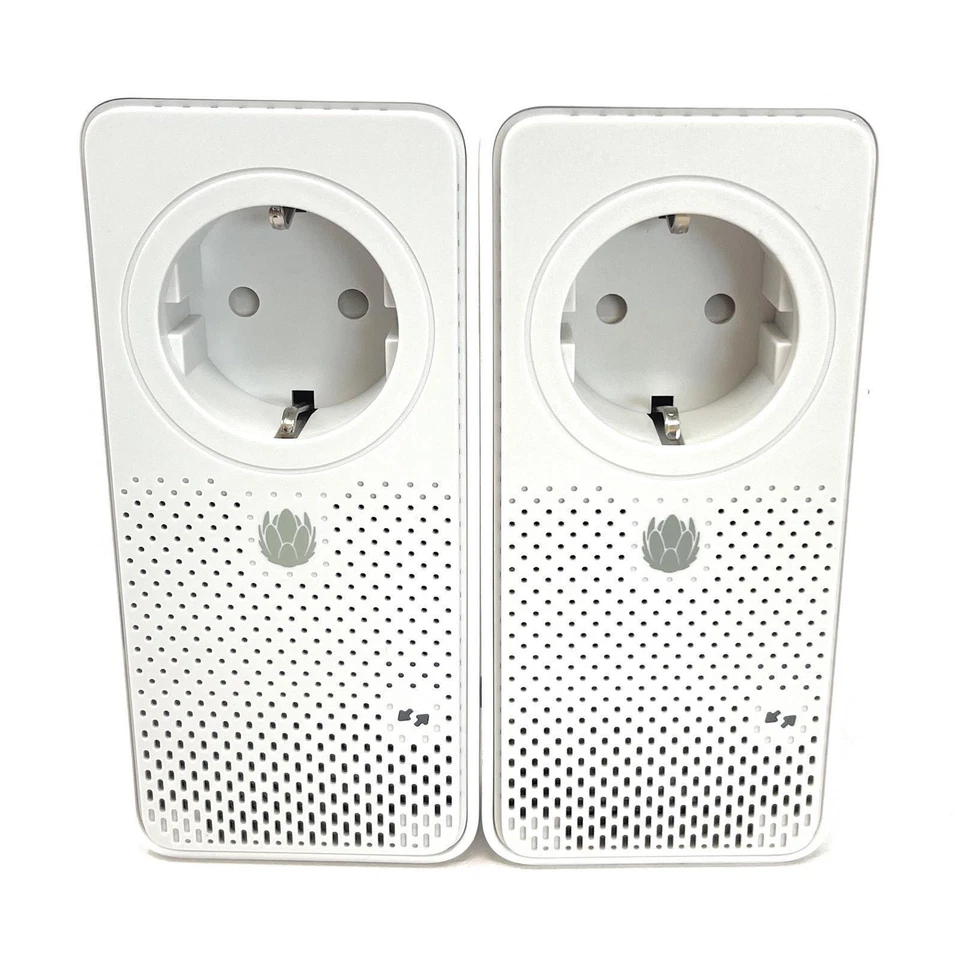 Set 2x Steckdosen Adapter Powerline PLC dLAN 1.000 MBit/s PG-9073LG + LAN Kabel - Bild 4 von 4
