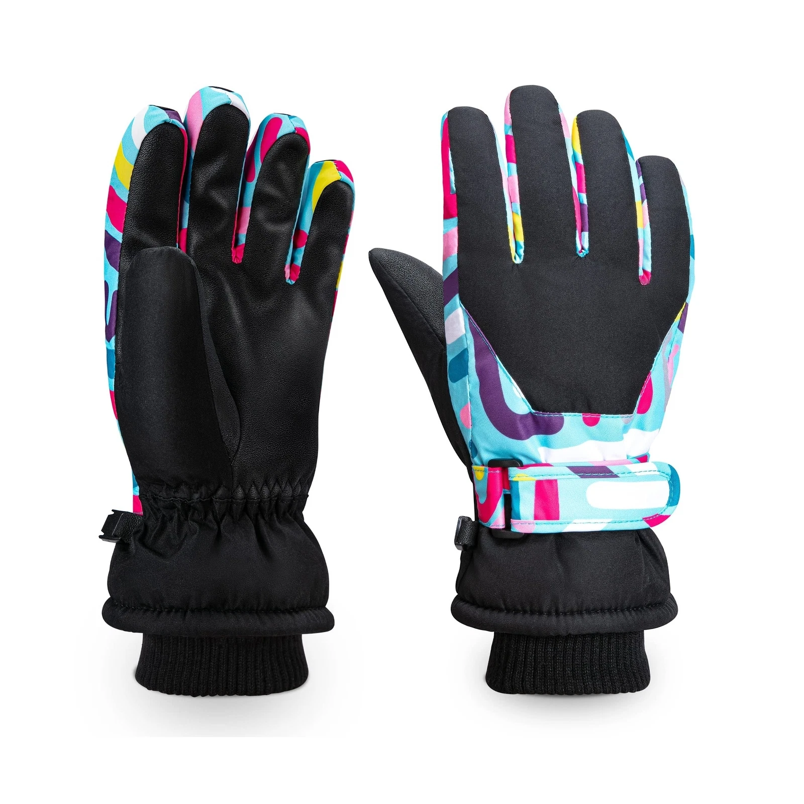 ThxToms Kids Winter Gloves Waterproof Ski Snow Gloves for Boys & Girls Cold W...