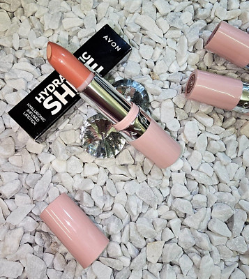 Avon HYDRAMATIC SHINE Lippenstift Hyaluronsäure Peach 3,6g Glanz Creme Mode Wow