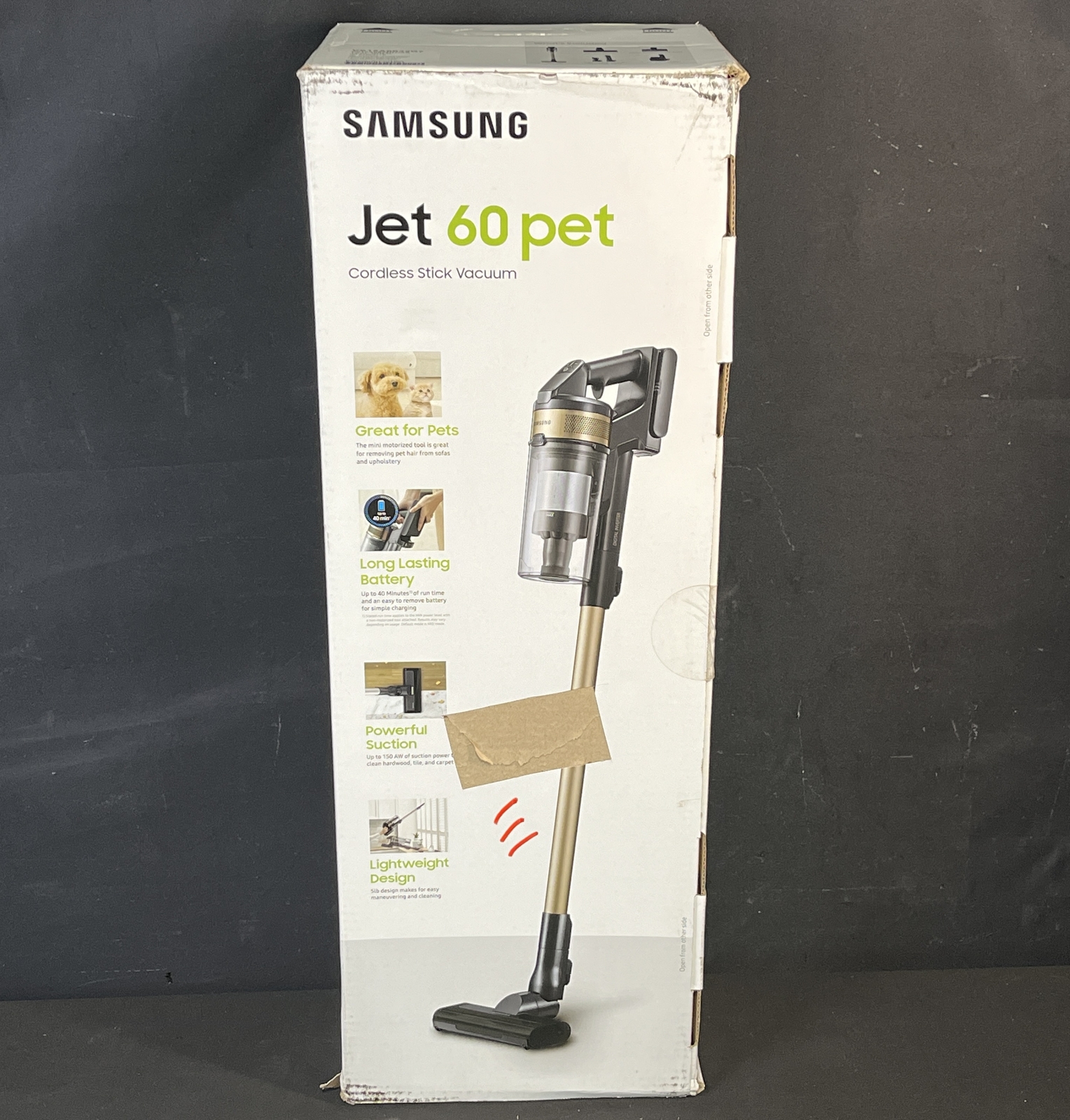 Samsung VS15A6032R7/AA Jet 60 Pet Cordless Stick Vacuum Gold Factory