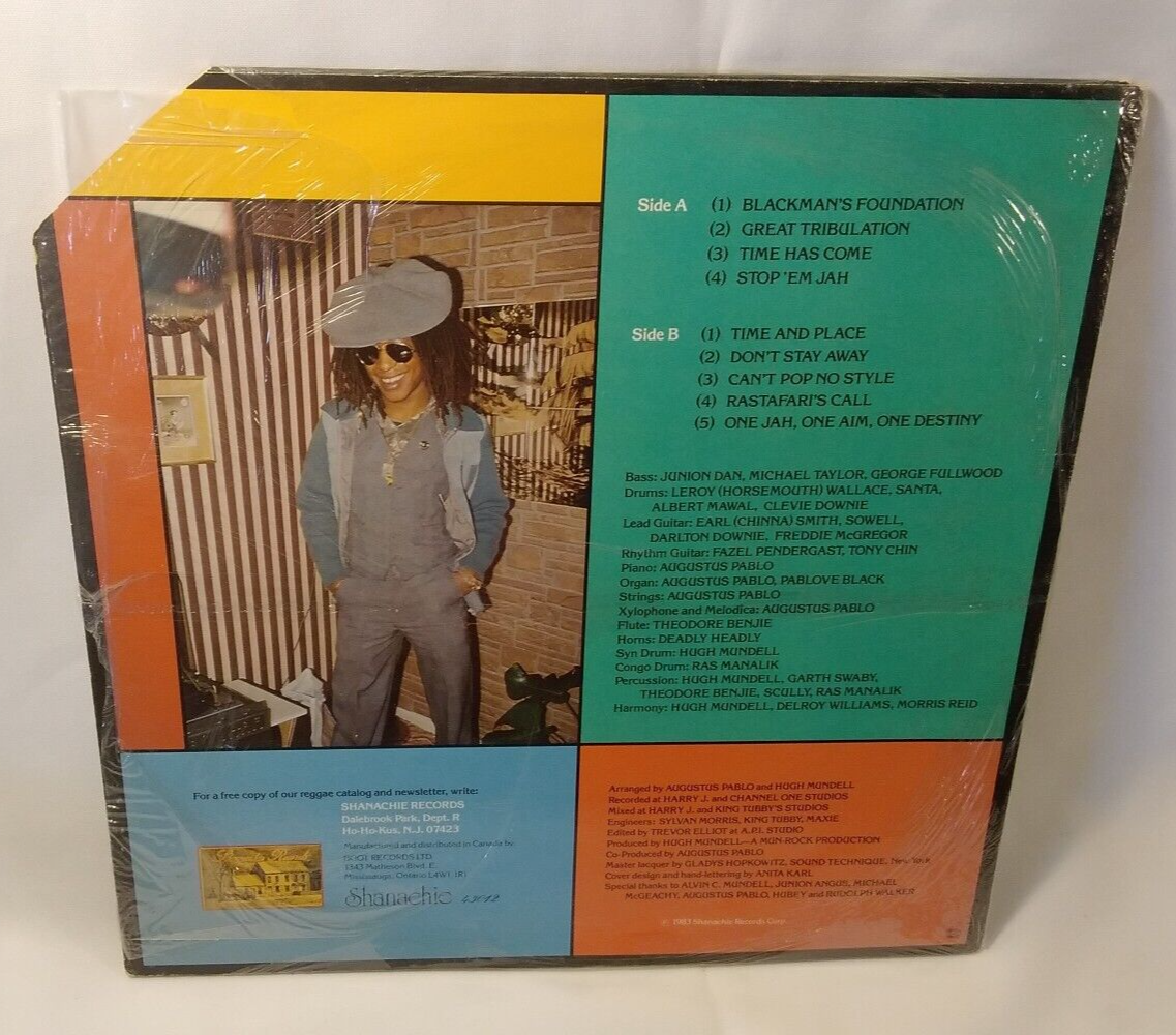 Hugh Mundell, Blackman's foundation, 1983 Vinyl lp