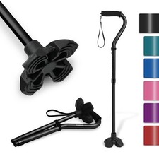 F1 Walking Cane for Women  Men Lightweight  Sturdy Offset Walking Stick Lar...