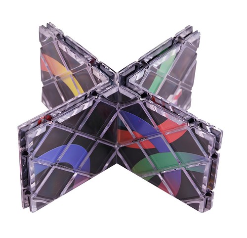 2PCS/SET Folding Puzzle Toy 8 Panel 3 Ring for Rubik Master Magic Ghost Hand AU - Picture 13 of 13