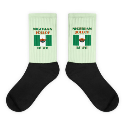 ''Nigerian Jollof'' Socks Nigeria African Cuisine Rice Africa Food