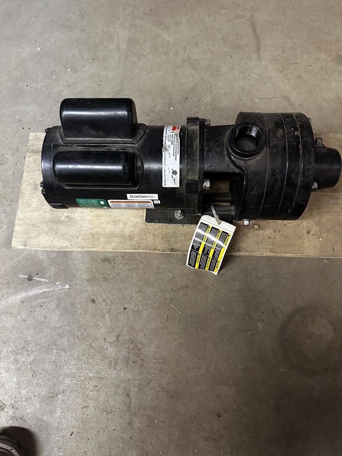 Dayton 5UXG9A High Pressure Booster Pump, 3/4Hp, 115/230V AC, 1 Phase