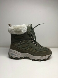 skechers d lites 2 womens olive