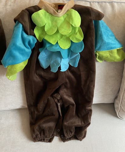 Owl Baby Costume Size 6-12 Months Halloween Full Outfit Hat Feet Bird Fast Ship - Picture 4 of 9