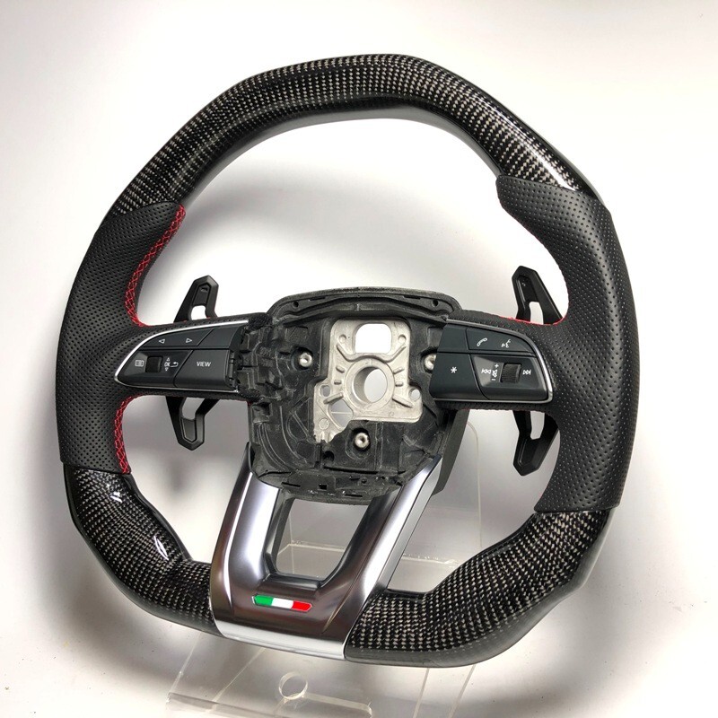 Real Carbon steering wheel Lamborghini URUS 18~ RED stitching core exchange