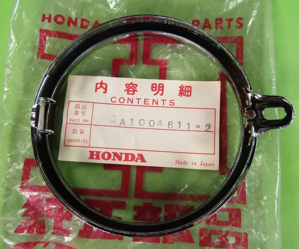 Honda CM91 1966-1969 NOS 90 cc anillo de luz de cabeza bisel llanta🔥33101-005-811🔥OEM Foto 2 de 4