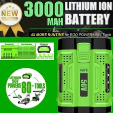 56V Lithium Battery For EGO Power+ 56Volt 2.5Ah BA1400T BA1400 BA2240 Battery