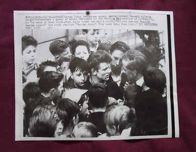 1950s Original Press Photo, Race Riot, Punk, Mods & Rockers, England ...