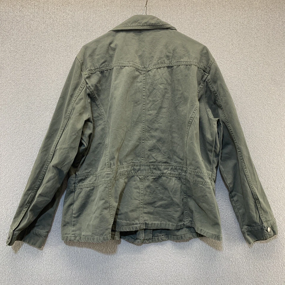 VTG North Crest Button Up Shirt Womens 2X 18W-20W Long Sleeve 100% Cotton - Image 2 of 4