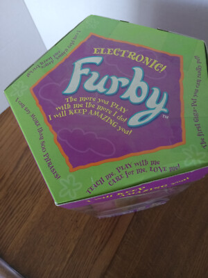 VTG 1998 FURBY ORIGINAL UNOPENED Box Brown Tan 1st Edition VTG 1998 FURBY ORIGINAL UNOPENED Box Brown Tan 1st Edition