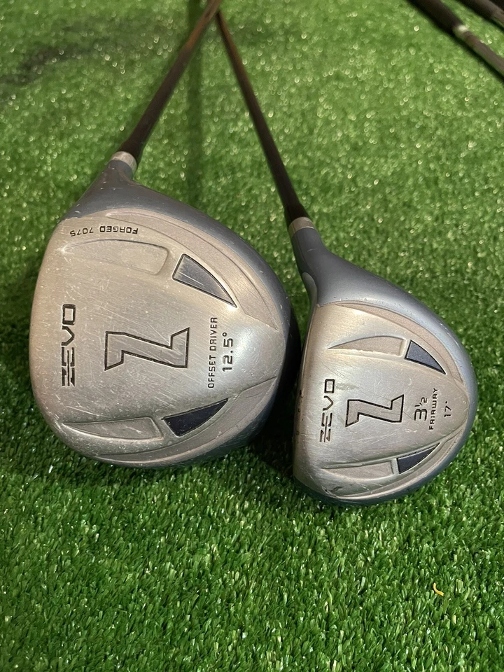 Zevo Z Driver and 3 Woods Set Graphite Senior Lite Shafts - Image 2 of 4