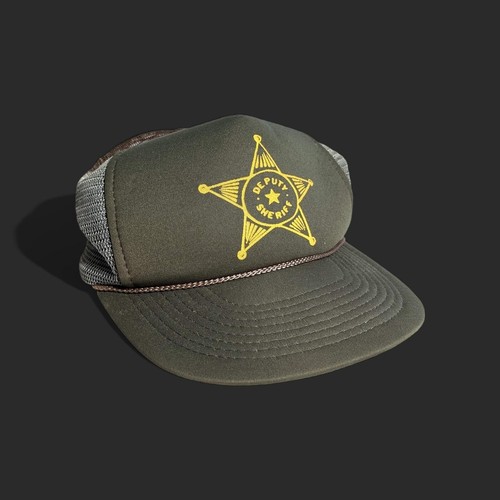 80s Authentic Deputy Sheriff Hat Gadsden Alabama trucker