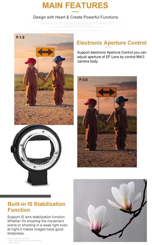 Commlite Auto focus adapter for Canon EOS EF mount to Sony E mount A9 A7M3 A7R3 - Picture 11 of 12