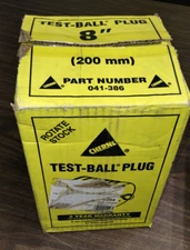 Cherne 8" Test-Ball Inflatable Pipe Plug 200mm Model 041-486 Sewer Drain