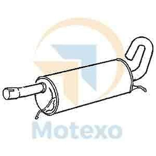 Klarius VW465C EndschalldäMpfer Heckbox FüR Passat 1.8 2.0 96-05-image