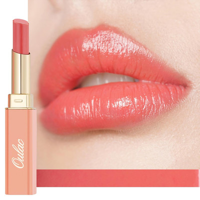 Oulac 2 In1 Lippenstift Und Lippenbalsam, Saftiger & Glänzender Pflegender Lippe