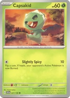 Capsakid - 027/198 - Common - Reverse Holo - Near Mint