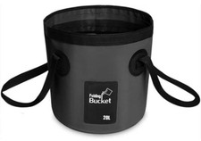 Collapsible Folding Bucket 5 Gallon 20L Portable Water Container Camping Basin