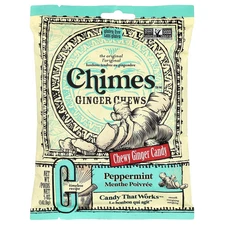Ginger Chews, Peppermint, 5 oz (141.8 g)