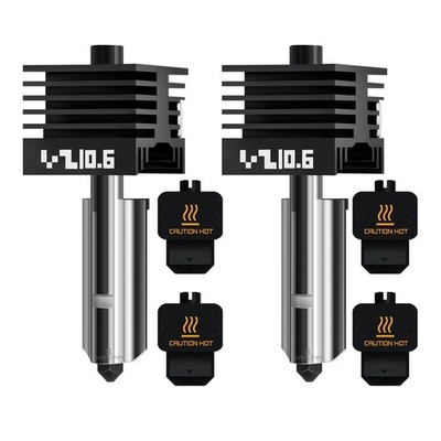 Premium 0.6mm Hardened Steel Hotend Kit for Bambu Lab H2/P2S Series Printers