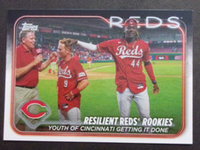 2024 Topps Series 1 Reds Rookies Elly De La Cruz / Matt McClain # 133