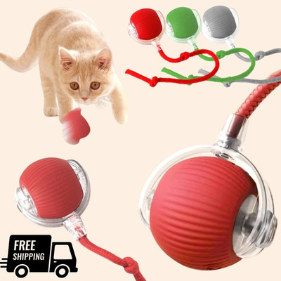 Automatic Rolling Ball Smart Cat Dog Toy Electric Pet Self-moving Game