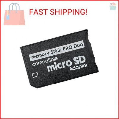 UCEC PSP Memory Stick Adapter, Micro SD/SDHC/SDXC to Memory Stick PRO Duo to Mag