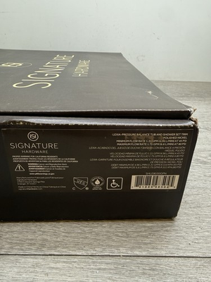 #ad Signature Hardware SHLE8030GPN Lexus Pressure Balanced Tub amp; Shower Trim Nickel $259.99